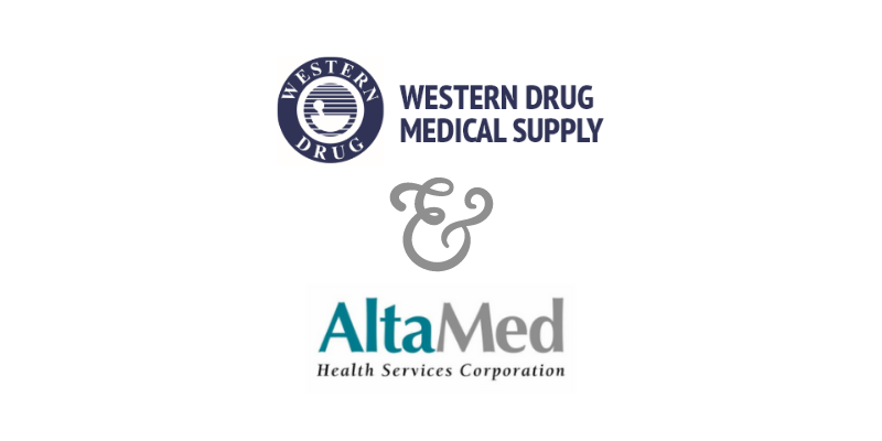 western drug and altamed logos